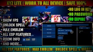 NO KEY! | CHEAT ML MOD MENU NEW UPDATE! - UNLOCK ALL SKIN | NO PW | NO EXPIRE | MAP HACK&DAMAGE