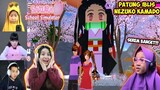 Reaksi Ani Nurhayani & Nafisa Fidela PATUNG IBLIS NEZUKO KAMADO | Sakura School Simulator Indonesia