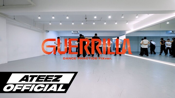 【ATEEZ|غرفة التدريب】220730 تمرين رقص "Guerrilla" (إصدار FIX)