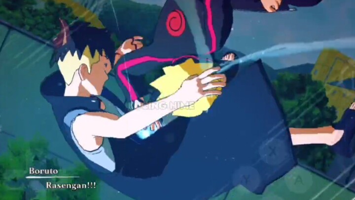 BERANI BANGET BORUTO MENDARATKAN RASENGAN KE KAWAKI KARMA