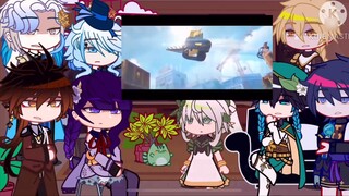 ☀️✨ ปฏิกิริยาของ Genshin Impact กับ Zenless Zone Zero ||. Gacha Club ||