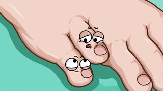 This toe is finally the same as the others