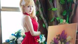 Okura Chiyo w】 Wow! Adik perempuan COSPLAY Gaun Hari Valentine Ailey/Ishtar ini sangat cantik~