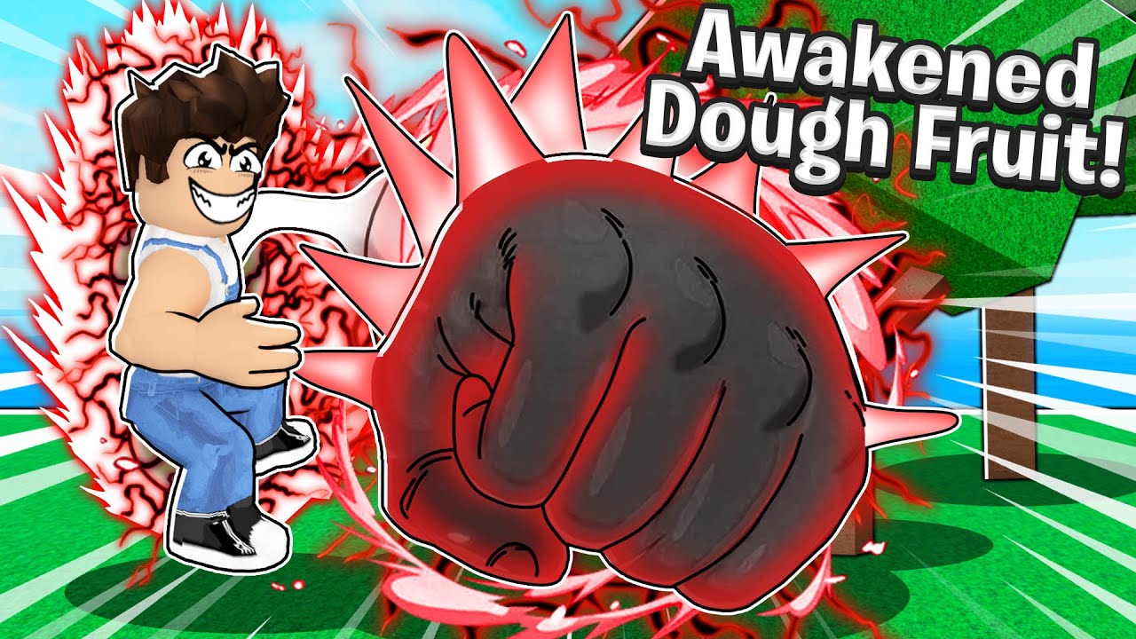 NEW AWAKENED DOUGH FRUIT FULL SHOWCASE In Blox Fruits (Roblox