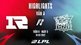 RNG vs LNG | Highlights - Game 3 | Tuần 6 Ngày 5 | LPL Mùa Hè 2022