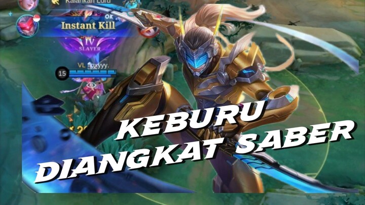 DEFINISI "KEBURU DIANGKAT SABER💀💀