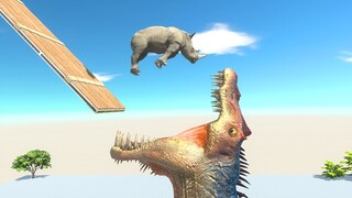 Fall into BIG MOUTH - Animal Revolt Battle Simulator