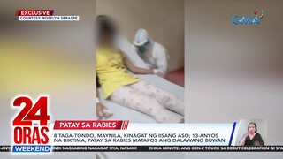 8 taga-Tondo, Maynila, kinagat ng iisang aso; 13-anyos na biktima, patay sa... | 24 Oras Weekend