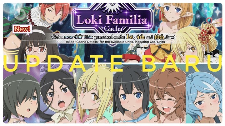 Update Datamine! Ada Unit Baru! dan Re-Run Onsen Unit | DanMachi Memoria Freese