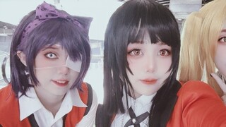 [ Kakegurui ] The trio danced Ado "Odori" at the manga exhibition