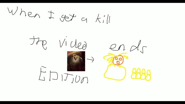 if i get a kill. the video ends - Bard