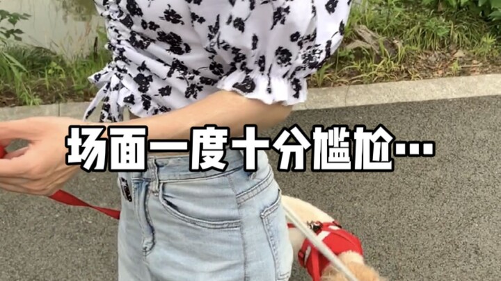 لا أعرف كيف أشرح، لكن على الأقل صاحبة الكلب راقية جدًا.