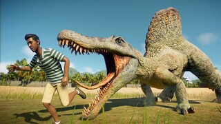 2x SPINOSAURUS vs 2x GIGANOTOSAURUS vs 2x ACROCANTHOSAURUS   Jurassic World Evolution 2