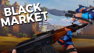 *NEW* BLACK MARKET SKINS WORTH IT in VALORANT?