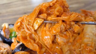 Kimpap bới thịt cốt lết #amthucduongpho