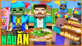 [ Lớp Học Quái Vật ] THỬ THÁCH NẤU ĂN | Minecraft Animation