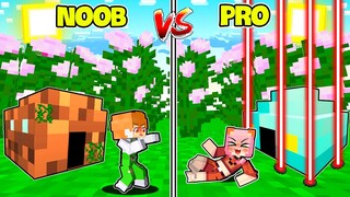 GẤU MORA 24H CÙNG KAMUI THỬ THÁCH 24H XÂY NHÀ SIÊU AN TOÀN TÍ HON TRONG MINECRAFT