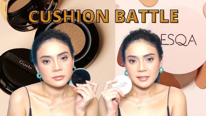 PRODUK YANG SADIS LAWAN YANG MODIS | GUÈLE BARE CUSHION VS ESQA SERUM CUSHION