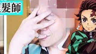 Saya berusaha sekuat tenaga pada hari ini! Saya meminta penata rambut Jepang untuk memberi saya poto