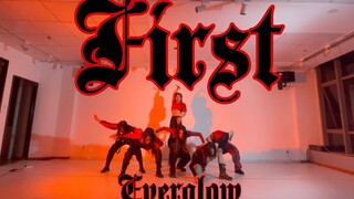 【AIIN】简直是男团舞的程度！EVERGLOW最新回归《First》六人团体舞台速翻cover，阁楼妹妹们这次的舞未免也太激烈了吧！