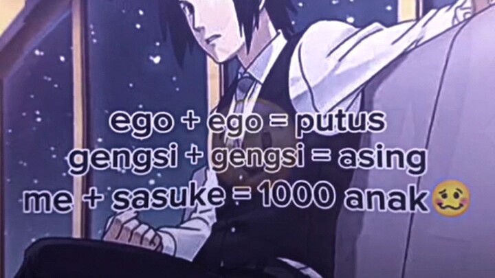 Cr:istri ke2 naruto (TikTok)||I'm join trend...||Me + Sasuke = 1000 anak😍🥰||*Read desc!