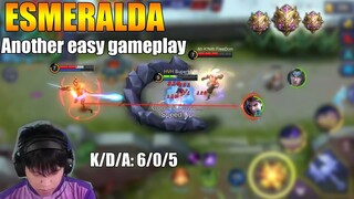 Another easy gameplay with ESMERALDA | Mythic rank gameplay [K2 Zoro]