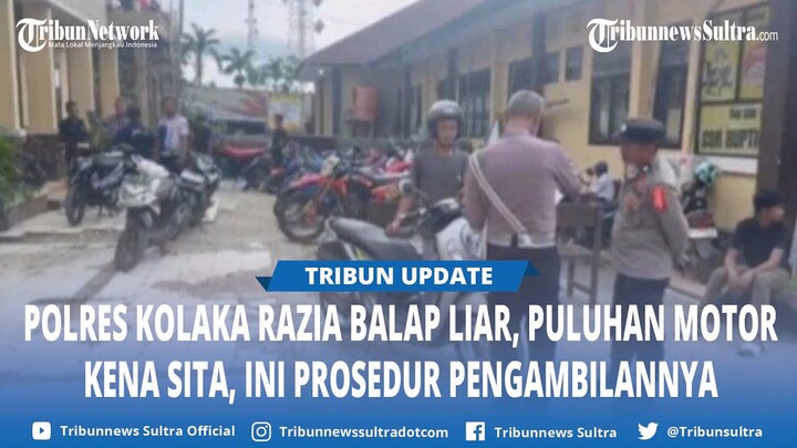 Polres Kolaka Bakal Kembalikan Puluhan Motor Kena Razia Balap Liar, Asal Bawa Syarat Ini