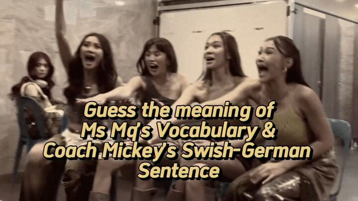 Guess the Meaning Game with BINI
