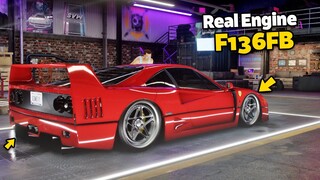 Need for Speed Heat - FERRARI F40 Customization | Real Engine & Sound