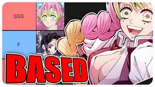 The MOST BASED Demon Slayer (Tier list)