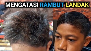 rambut landak jadi lemas, tutorial menata rambut berdiri seperti landak