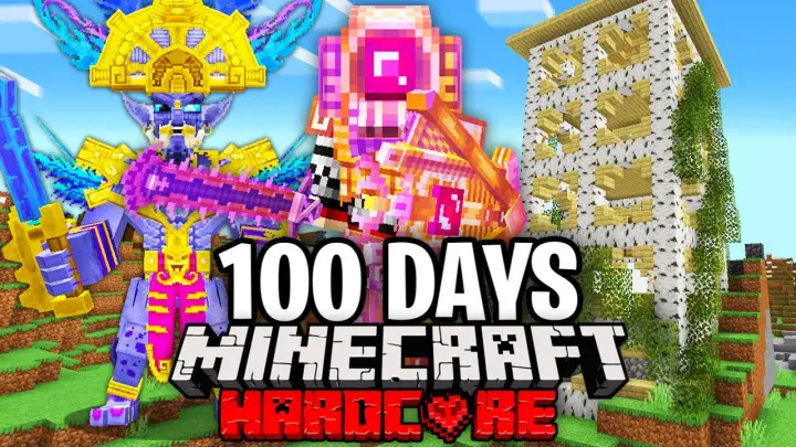 I Survived 100 Days in the AMAZON RAINFOREST on Hardcore Minecraft.. Here's What Happened..