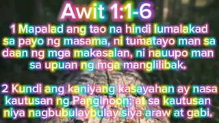 Bible verses tagalog version po Awit 1:1-6