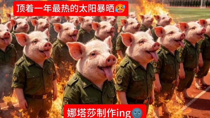 Being teased like this during military training.