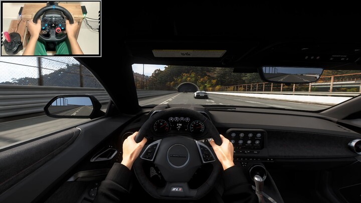 Forza Horizon 6 Gameplay: Camaro ZL1 Cockpit View & G29