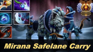 Mirana Safelane Carry การสร้างกายภาพ ไฮไลท์ Meta ใหม่ Dota 2