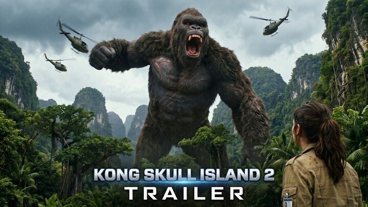 Kong- Skull Island 2 (2027) - Matt Damon, Ben Stiller, Emily Blunt - Concept Tra