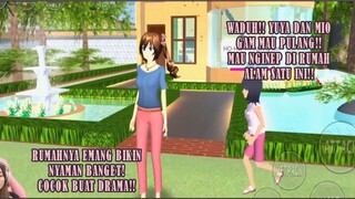 WADUH!! YUTA DAN MIO GAK MAU PULANG!! PENGEN NGINEP DI RUMAH ALAM!! SAKURA SCHOOL SIMULATOR