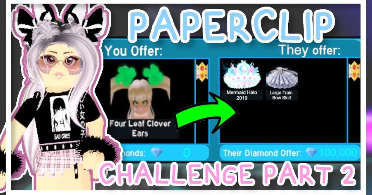 Paperclip Challenge Royale High atelieryuwa.ciao.jp