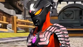 Zero lost energy during the battle and was transformed by Belia into a dark one and grew a tail!