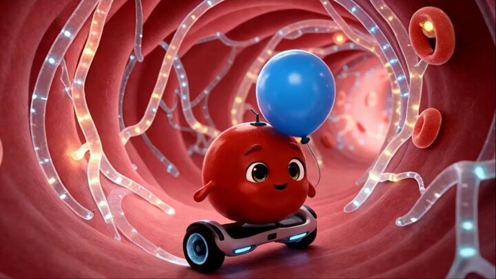 The Incredible Journey of a Red Blood Cell | 3D Animation for Kids