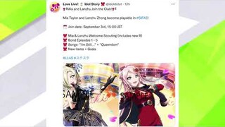 LL News: Mia and Lanzhu Are Going to be Playable September 3rd!