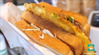 Bánh mì nướng đường phố Hàn Quốc 3 lớp ● Korean street 3-ply Toast