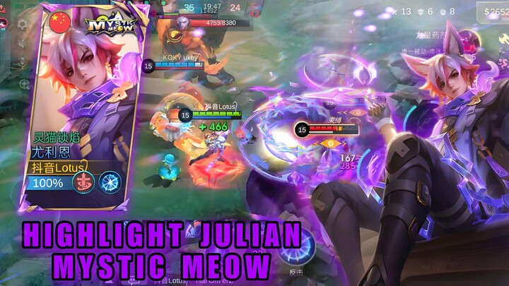 HIGHLIGHT JULIAN MYSTIC MEOW TERBARU!!! SKIN GRATIS' EFEKNYA NGERII NJIR!!!