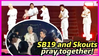 Caught on cam, SB19 PRAYS before their Asia Artist Awards AAA 2023 Opening Performance!