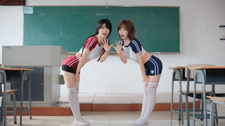 哈？来和研究生学姐一起跳健身操吧~心灵感应翻跳！