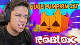 Hunting a *HUGE PUMKIN CAT PET* in Pet Simulator X!! (Ang mahal) | Roblox