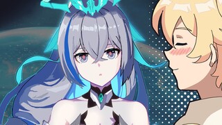 [Honkai Impact3xเก็นชินอิมอิมแพกต์] Bronya: ฉันจะสัมผัสมันเพื่อคุณ ( ᗜ ˰ ᗜ )