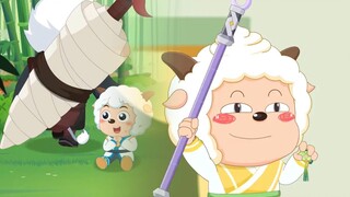 Pleasant Goat and Big Big Wolf: Sword Master Han Guang kidnaps Pleasant Goat, and the hero rescues t