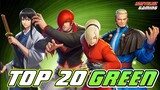 Top 20 GREEN ELEMENT Fighters in King of Fighters All Star | KOF Tier List Global Server